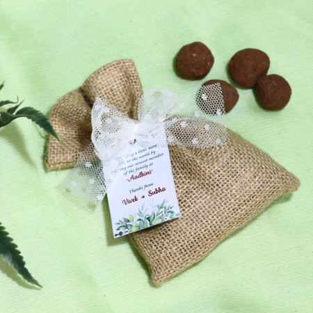 Seedballs with jute pouch